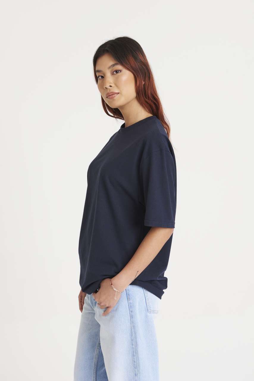 ARROW RECYCLED HEAVY OVERSIZE T - Navy - Additional
