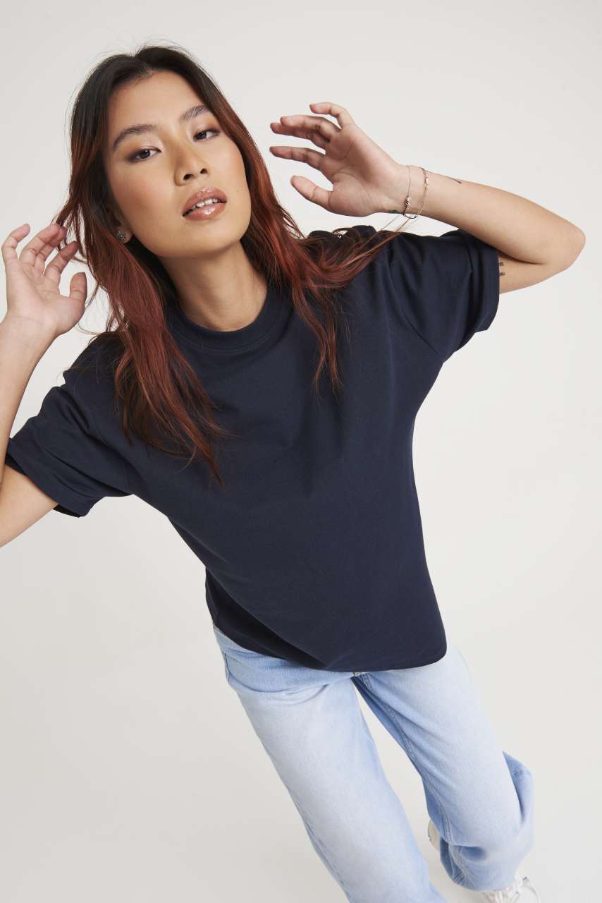 ARROW RECYCLED HEAVY OVERSIZE T - Navy - Additional