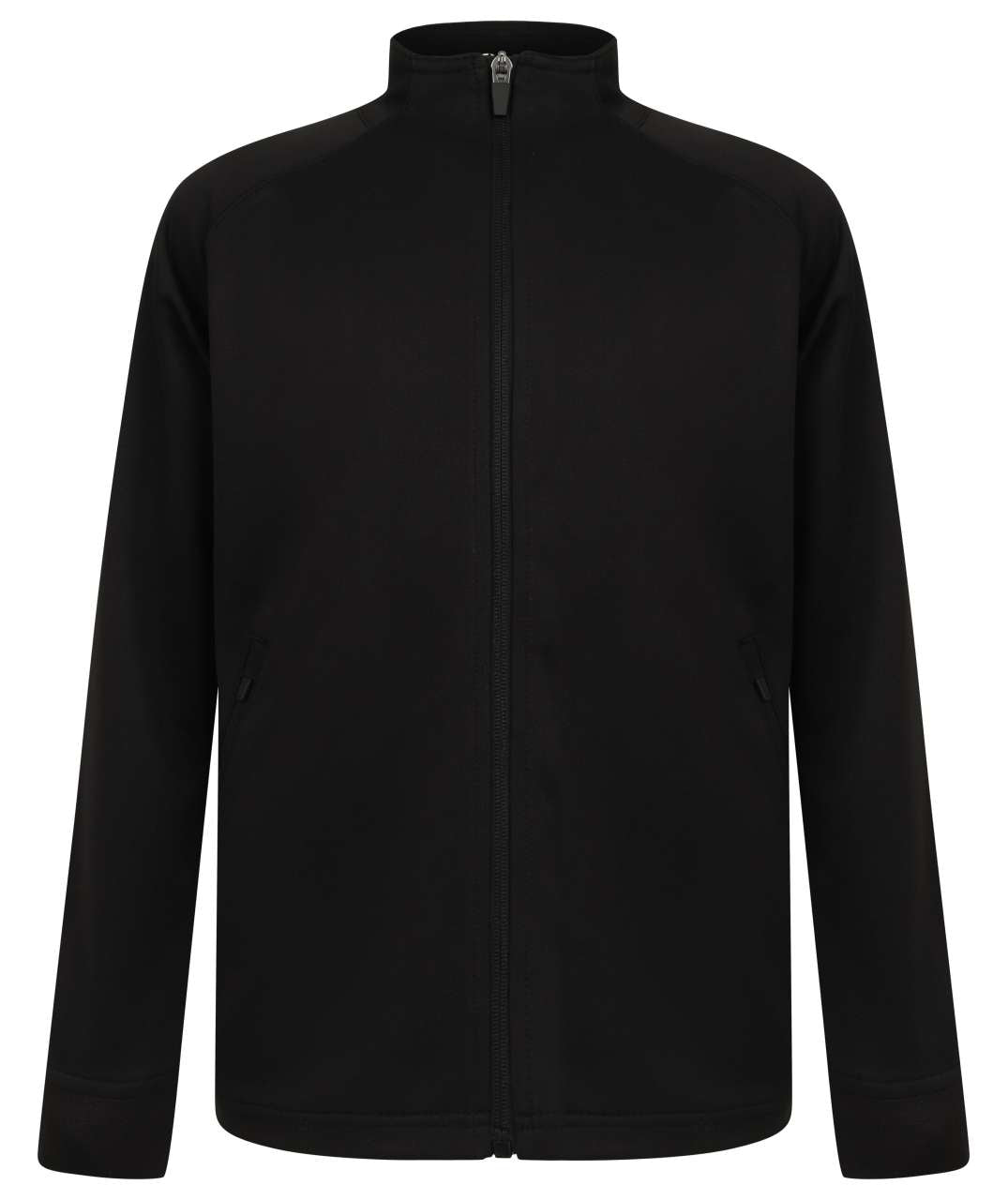 KID'S KNITTED TRACKSUIT TOP - Black - Main
