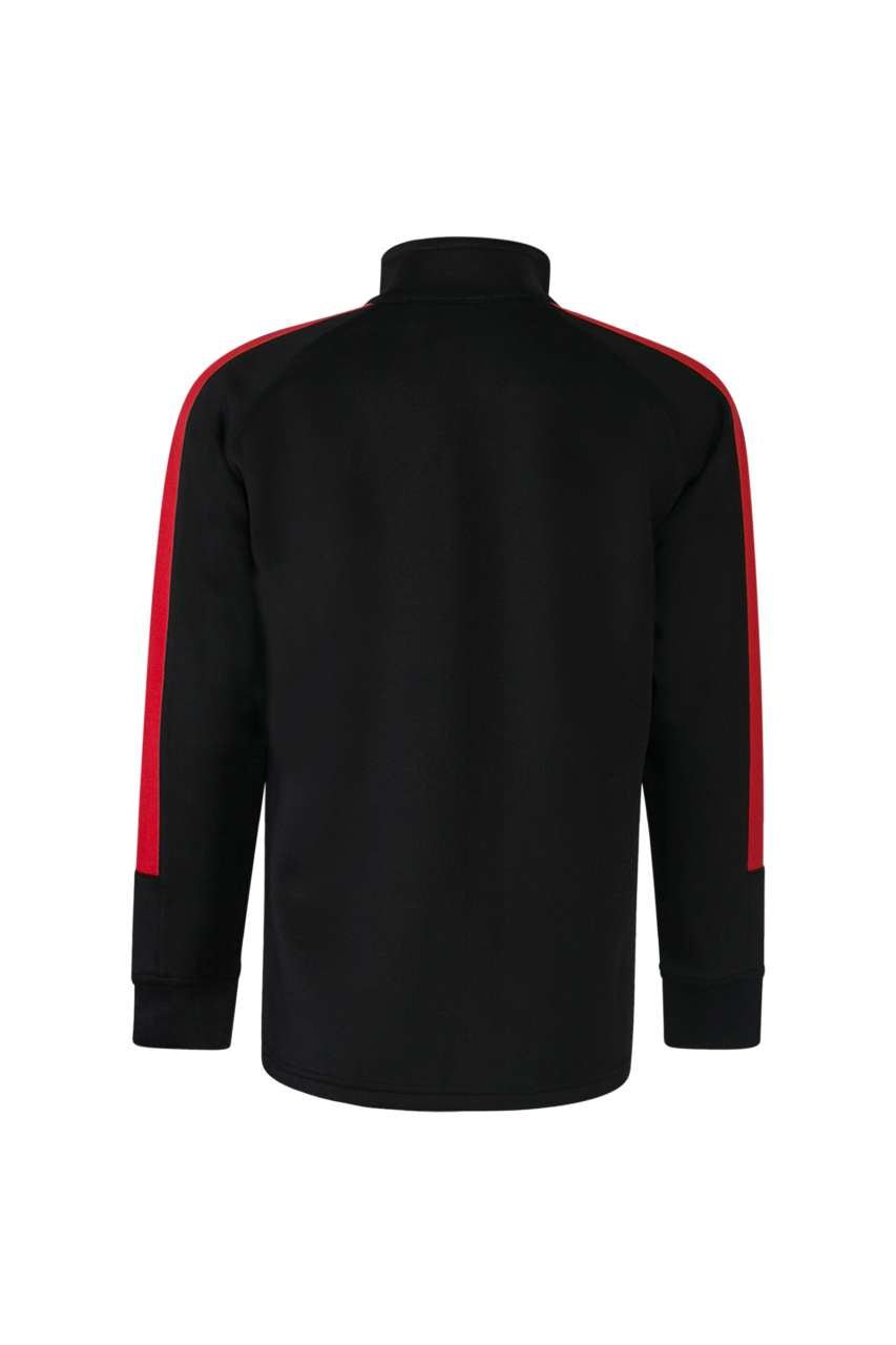 KID'S KNITTED TRACKSUIT TOP - Black/Red - Main