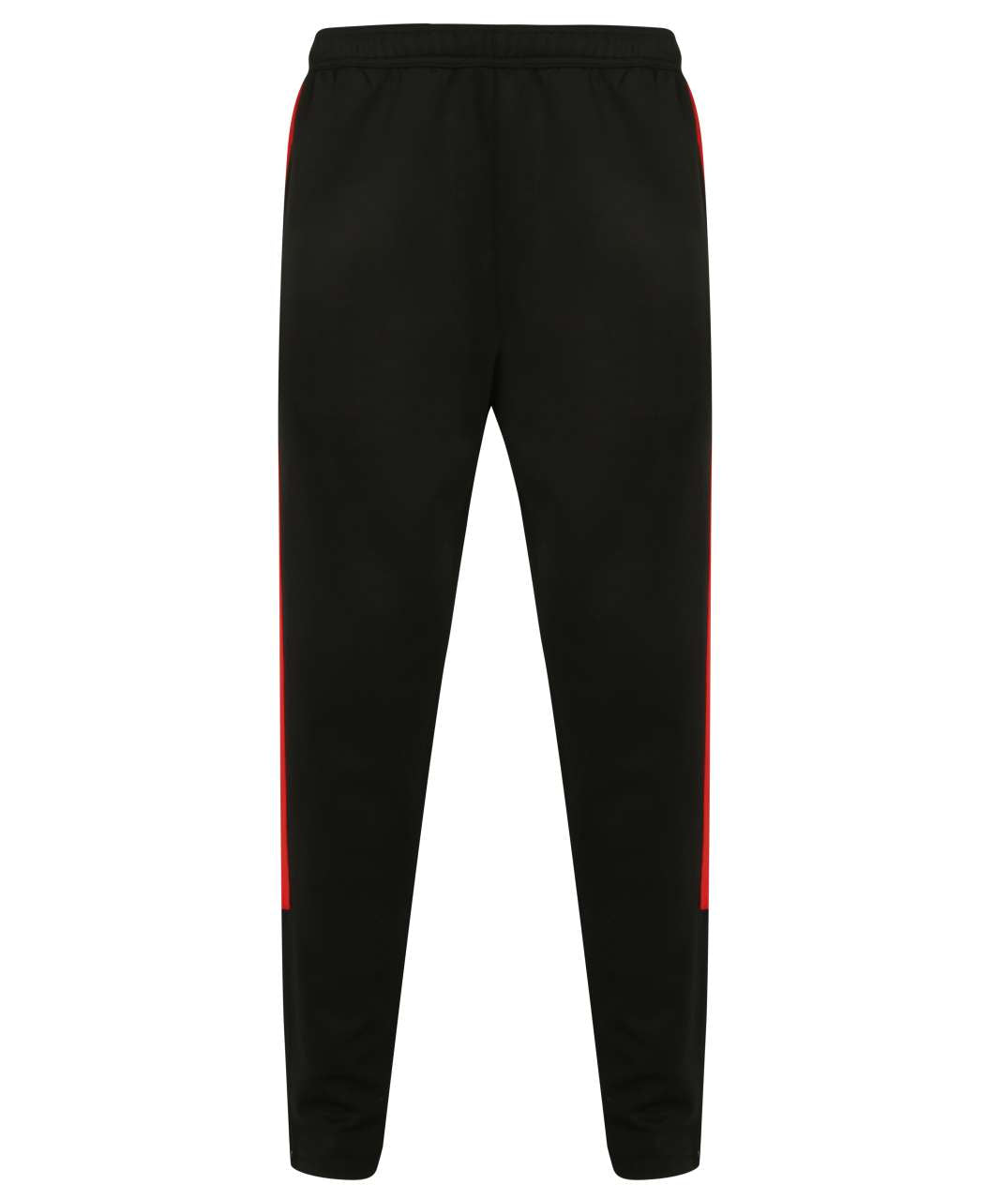 ADULT'S KNITTED TRACKSUIT PANTS - Black/Red - Additional