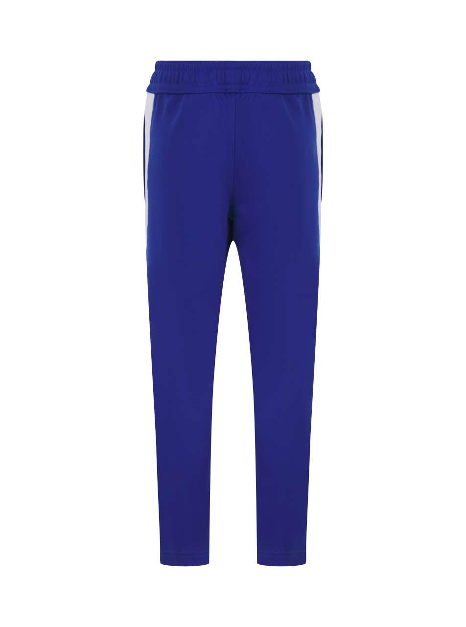 KID'S KNITTED TRACKSUIT PANTS - Royal/White - Additional