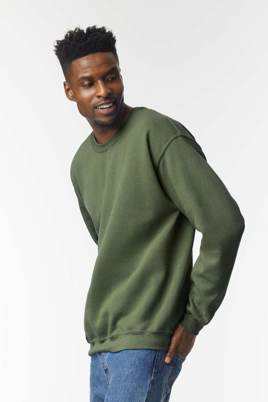 HEAVY BLEND™ ADULT CREWNECK SWEATSHIRT - Antique Cherry Red - Additional