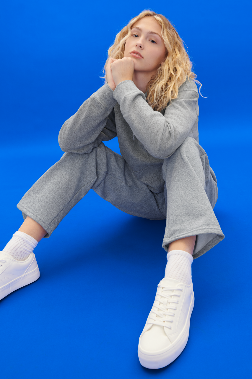 HEAVY BLEND™ ADULT OPEN BOTTOM SWEATPANTS - Navy - Additional