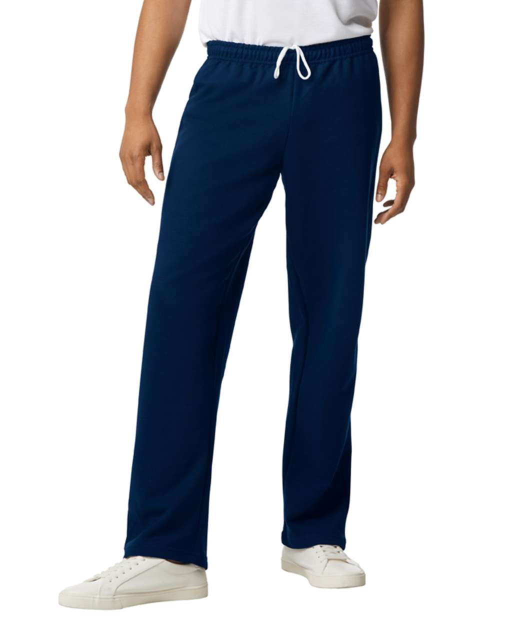 HEAVY BLEND™ ADULT OPEN BOTTOM SWEATPANTS - Navy - Main