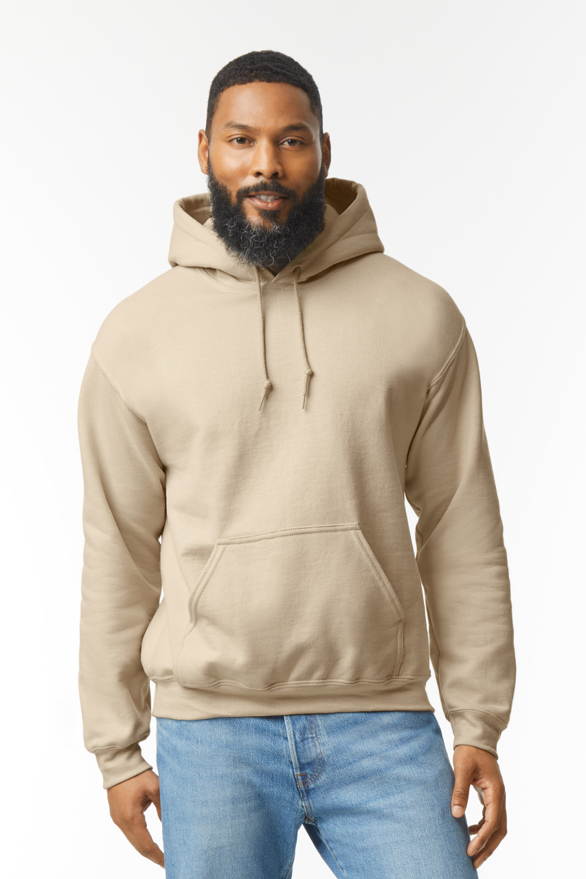 HEAVY BLEND™ ADULT HOODED SWEATSHIRT - Antique Cherry Red - Additional