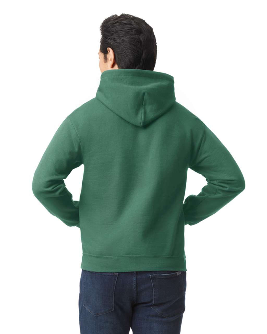 HEAVY BLEND™ ADULT HOODED SWEATSHIRT - Heather Sport Dark Green - Additional