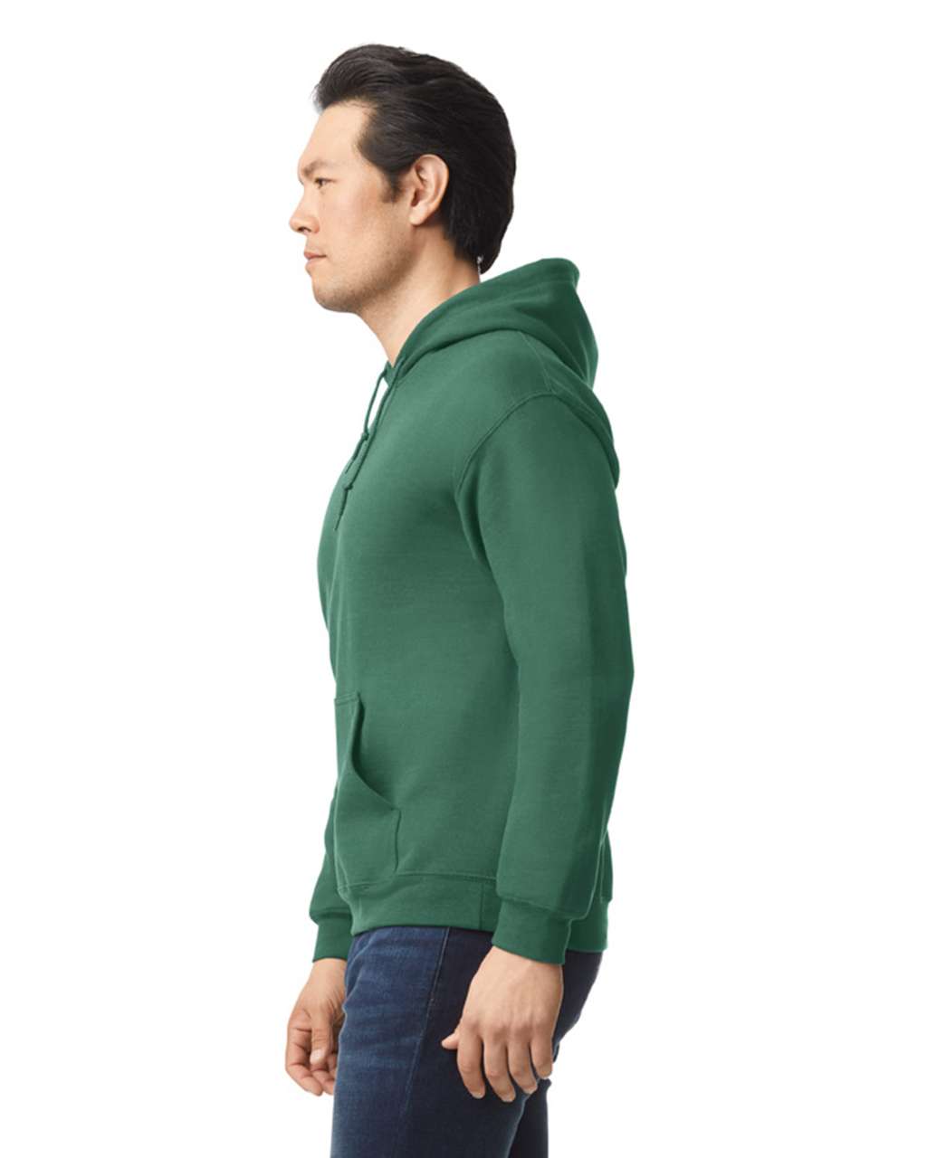 HEAVY BLEND™ ADULT HOODED SWEATSHIRT - Heather Sport Dark Green - Additional