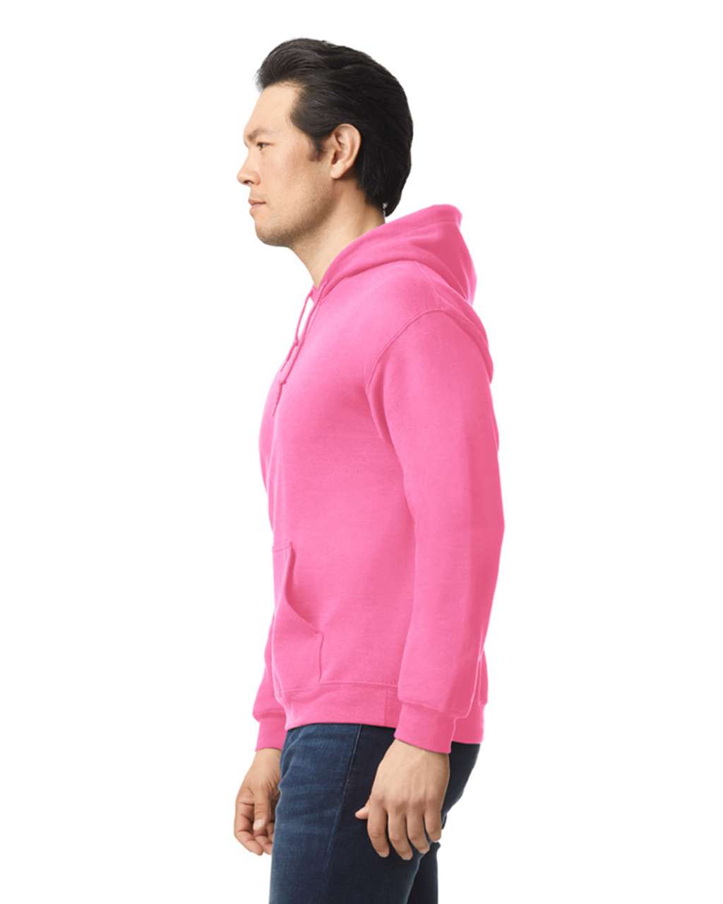 HEAVY BLEND™ ADULT HOODED SWEATSHIRT - Safety Pink - Additional