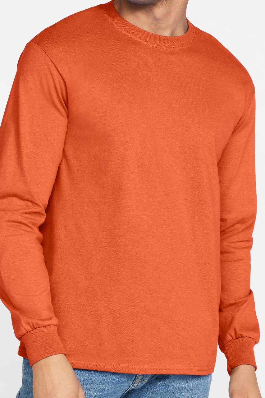 ULTRA COTTON™ ADULT LONG SLEEVE T-SHIRT - Ash Grey - Additional