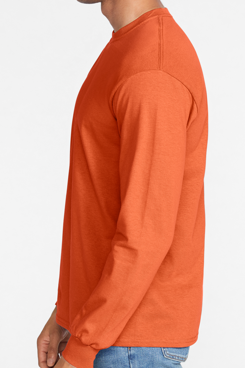 ULTRA COTTON™ ADULT LONG SLEEVE T-SHIRT - Ash Grey - Additional