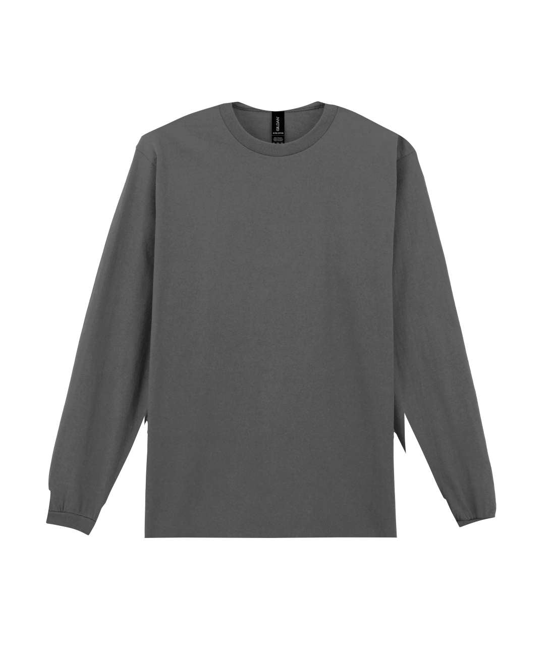 ULTRA COTTON™ ADULT LONG SLEEVE T-SHIRT - Charcoal - Main