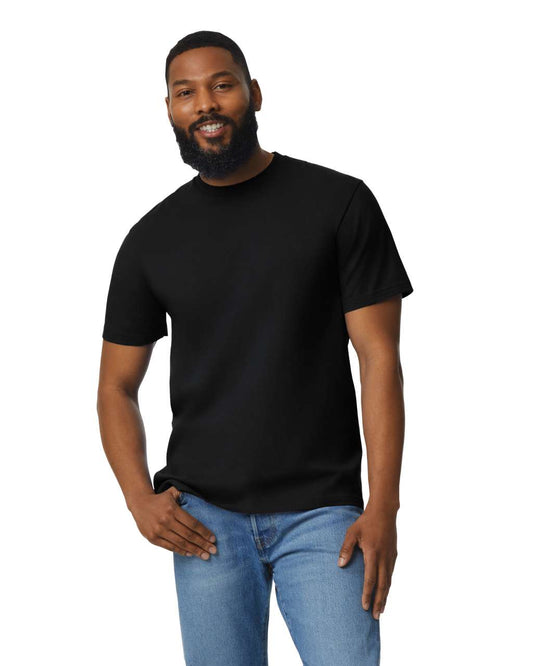 LIGHT COTTON ADULT T-SHIRT - Black - colorimageurl