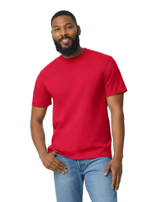 LIGHT COTTON ADULT T-SHIRT - Red - colorimageurl