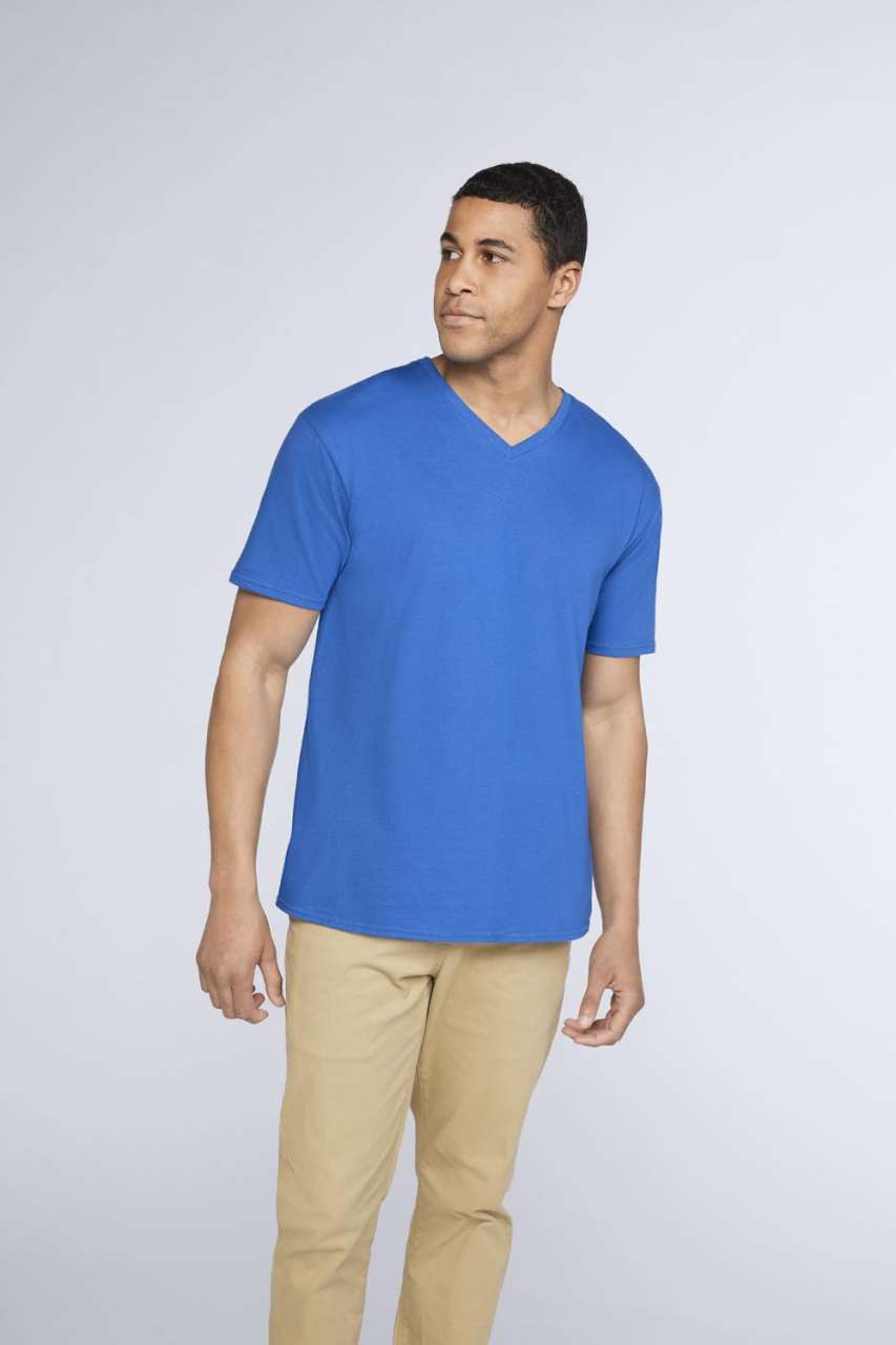 PREMIUM COTTON ® ADULT V-NECK T-SHIRT - Black - Additional