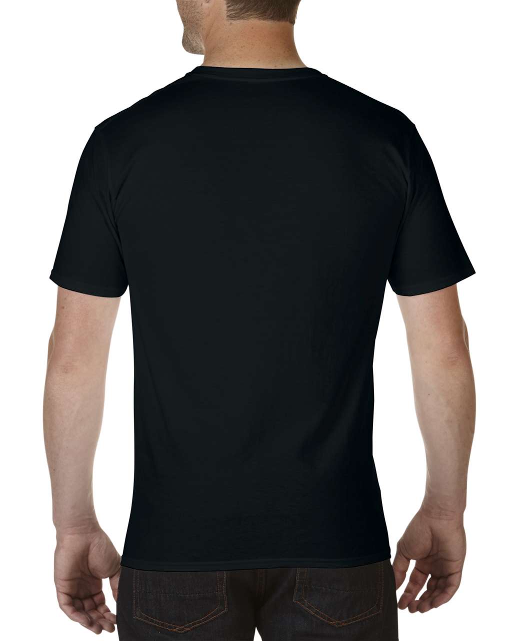 PREMIUM COTTON ® ADULT V-NECK T-SHIRT - Black - Additional