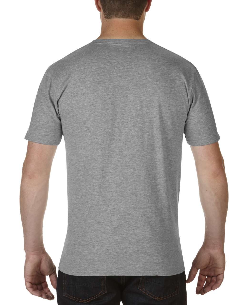 PREMIUM COTTON ® ADULT V-NECK T-SHIRT - RS Sport Grey - Additional