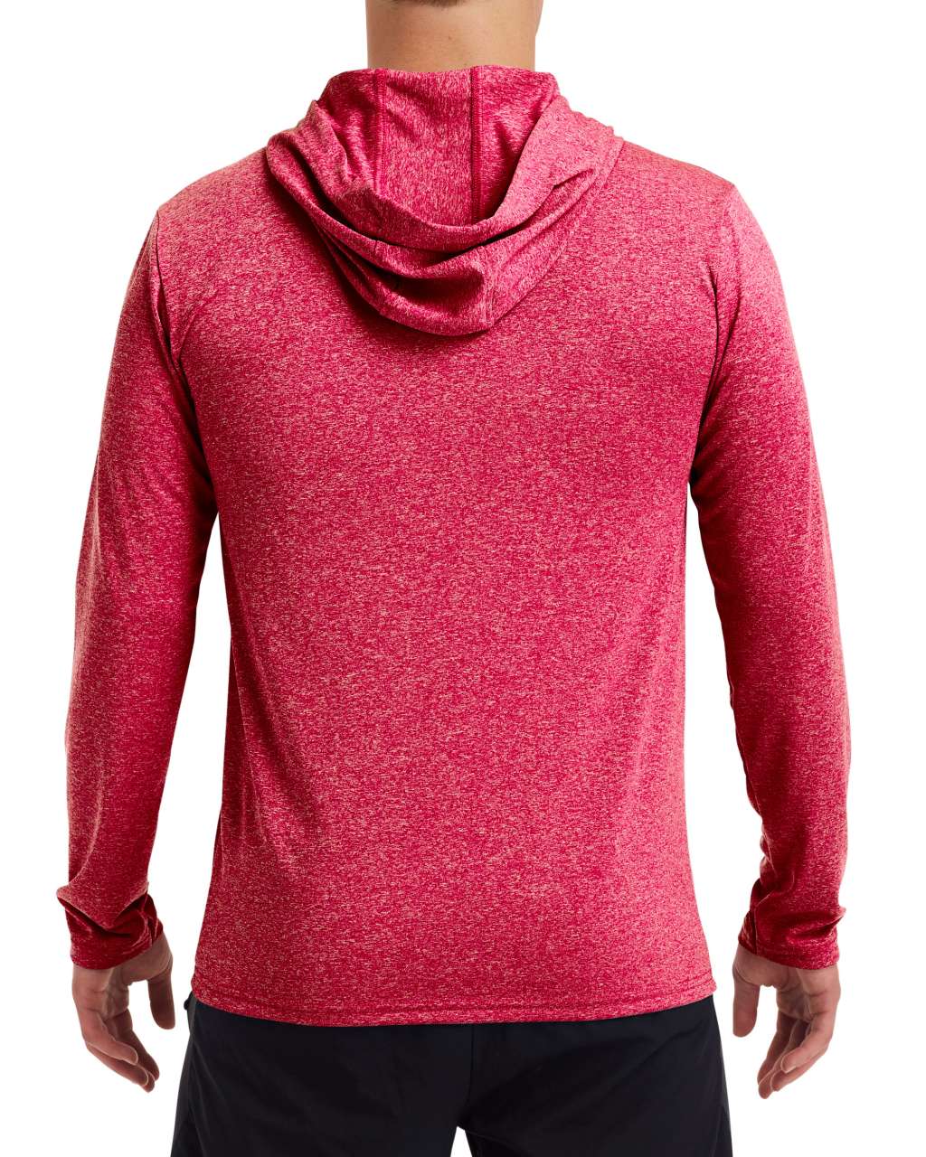 PERFORMANCE ® ADULT HOODED T-SHIRT - Heather Sport Black - Additional