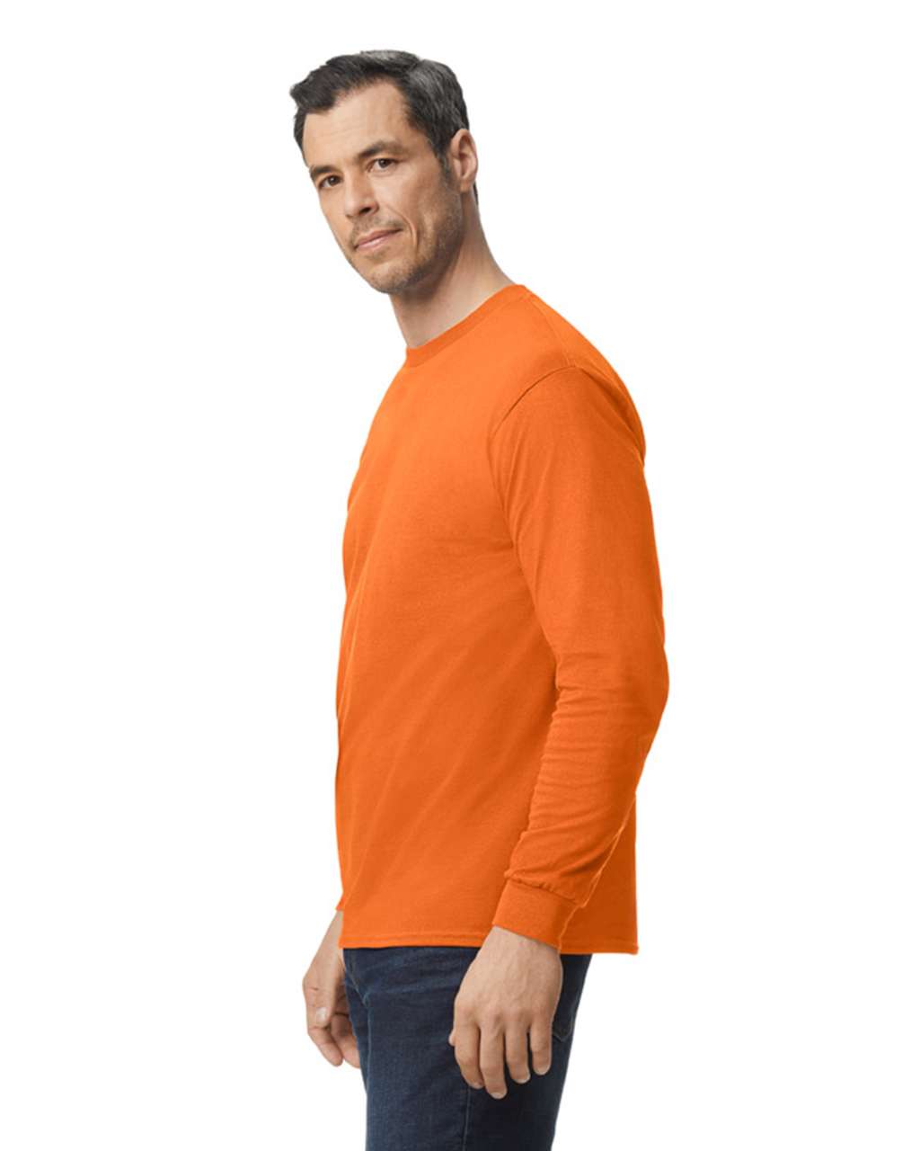 GILDAN ® HEAVY COTTON™ ADULT LONG SLEEVE T-SHIRT - S.Orange - Additional