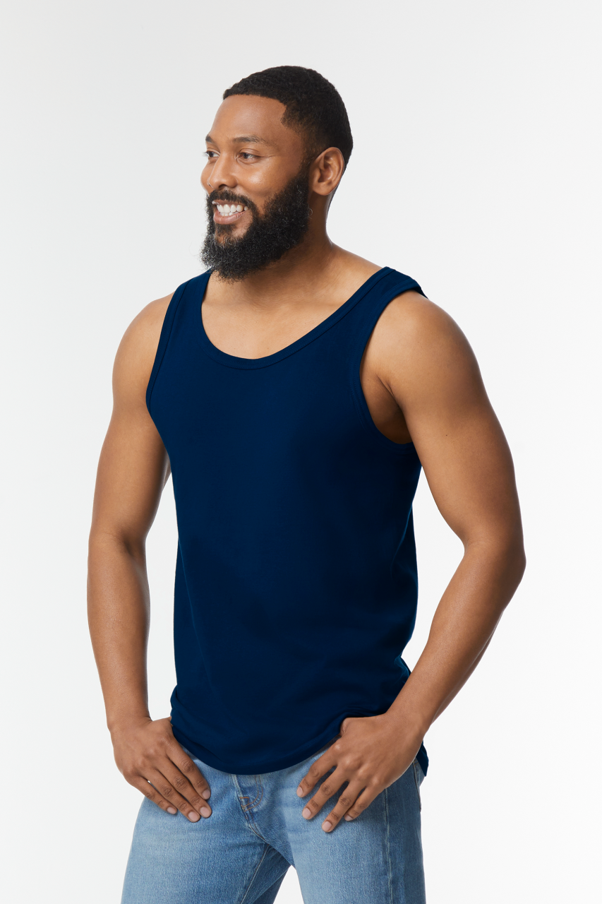 SOFTSTYLE ® ADULT TANK TOP - Navy - Additional