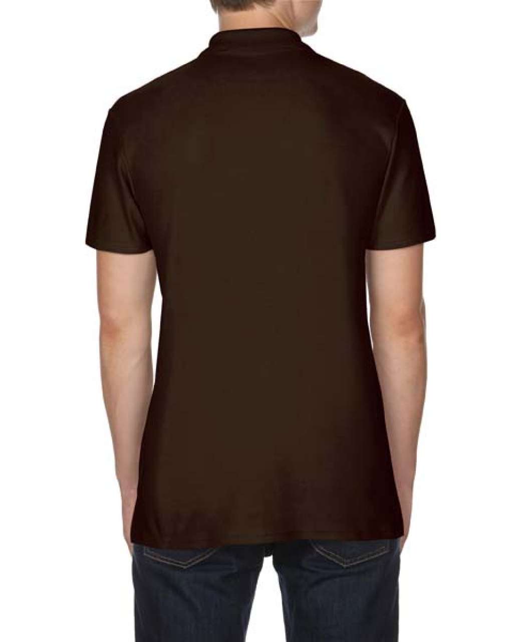 SOFTSTYLE ® ADULT DOUBLE PIQUÉ POLO - Dark Chocolate - Additional