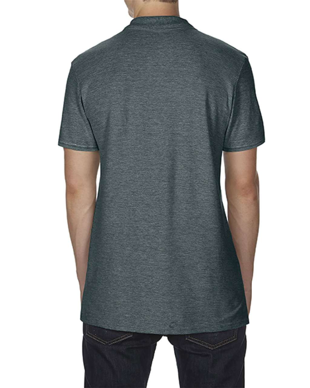 SOFTSTYLE ® ADULT DOUBLE PIQUÉ POLO - Dark Heather - Additional