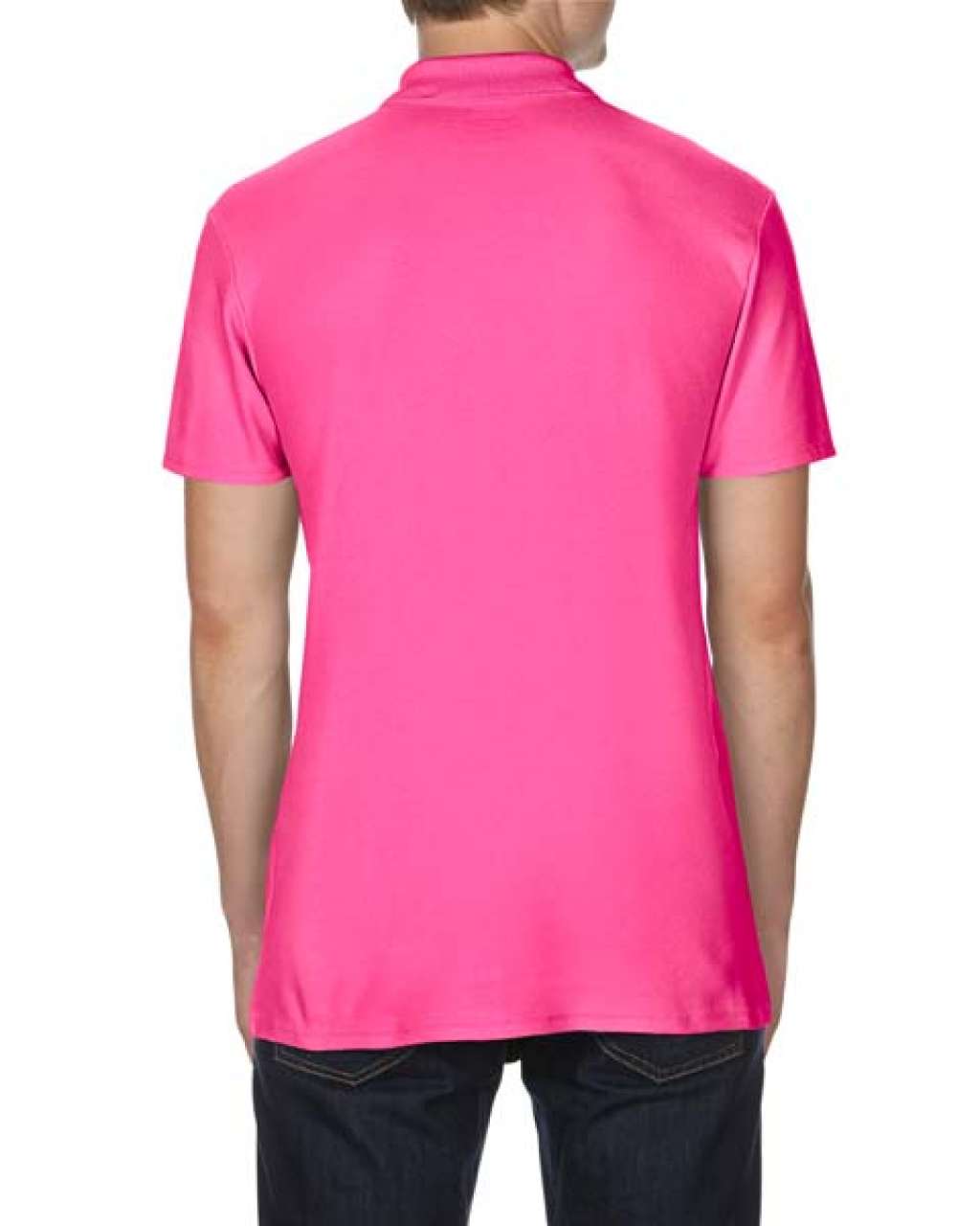 SOFTSTYLE ® ADULT DOUBLE PIQUÉ POLO - Heliconia - Additional