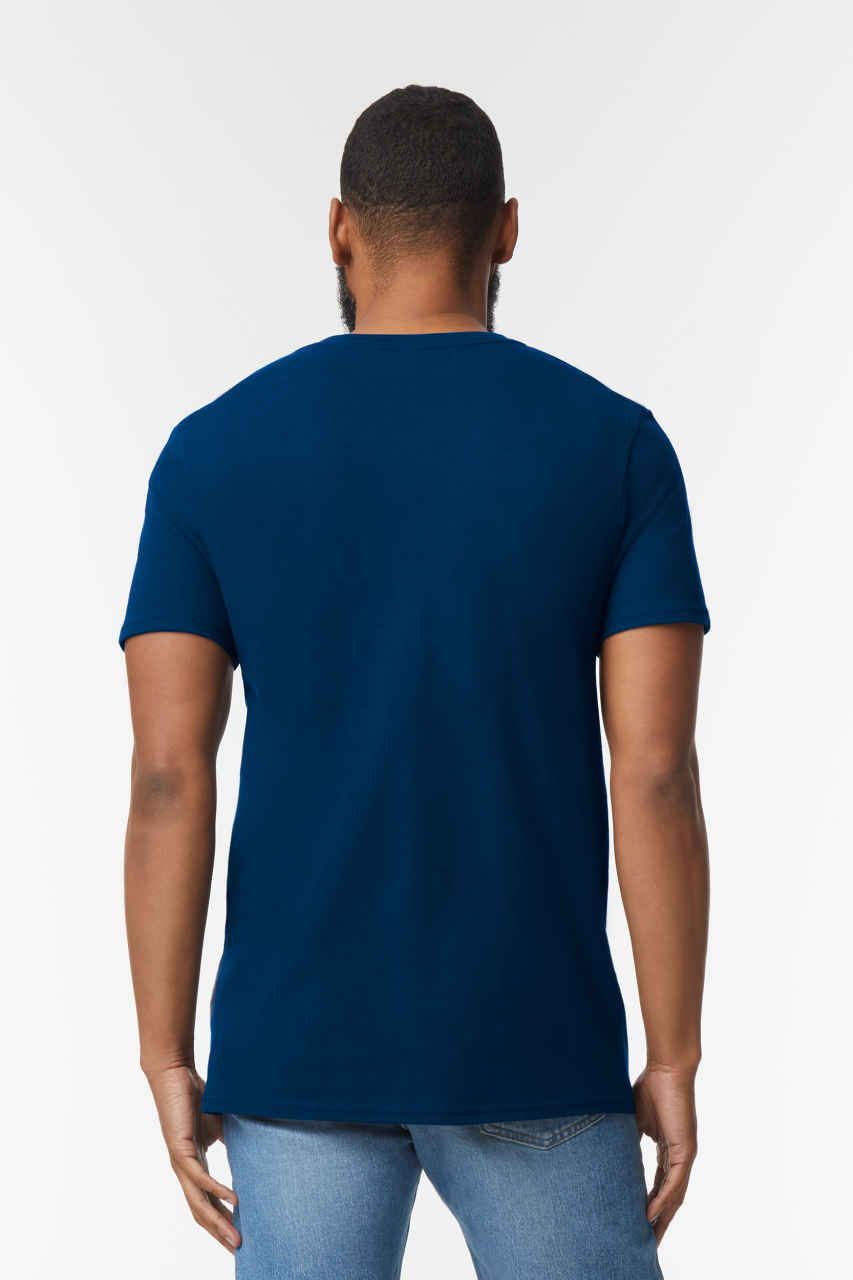 SOFTSTYLE ® ADULT V-NECK T-SHIRT - Navy - Additional