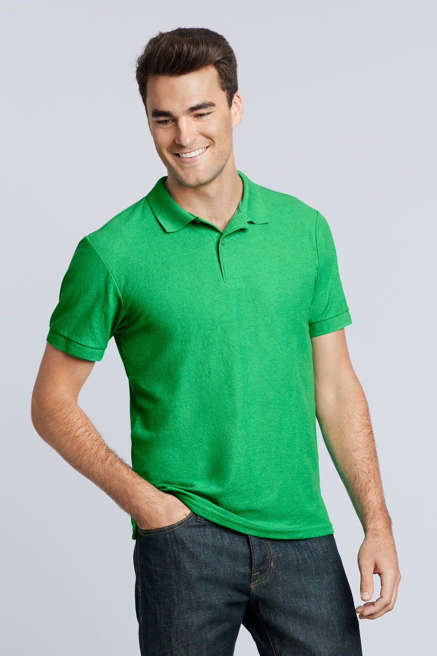 DRYBLEND ® ADULT DOUBLE PIQUÉ POLO - Black - Additional