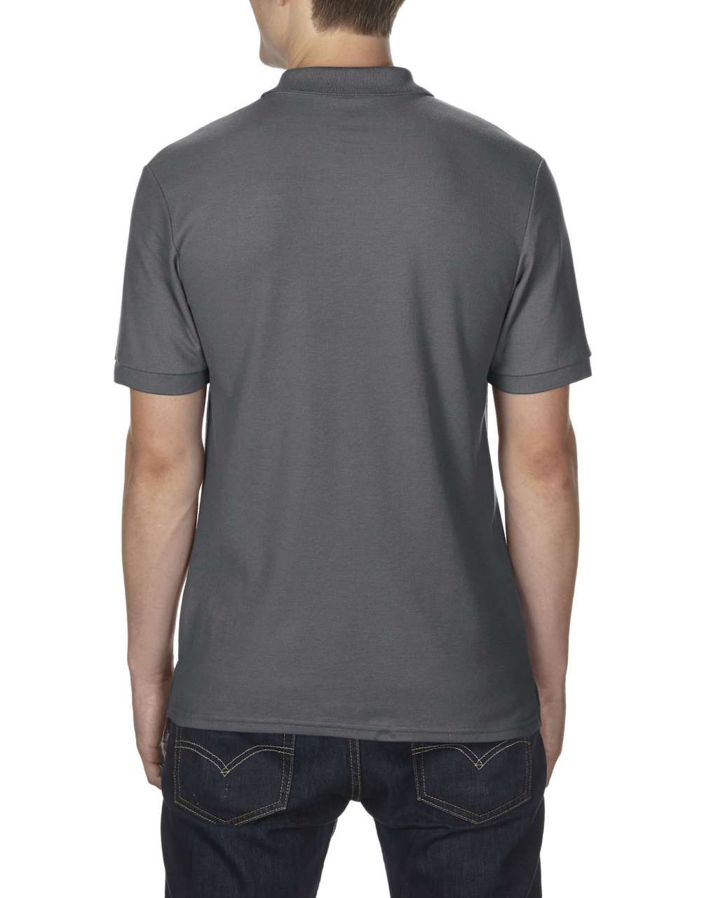 DRYBLEND ® ADULT DOUBLE PIQUÉ POLO - Charcoal - Additional