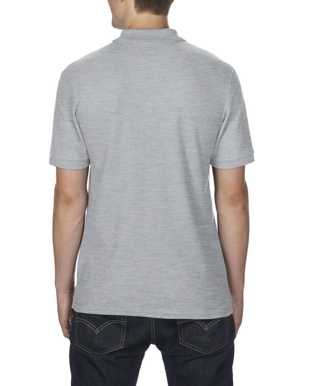 DRYBLEND ® ADULT DOUBLE PIQUÉ POLO - RS Sport Grey - Additional