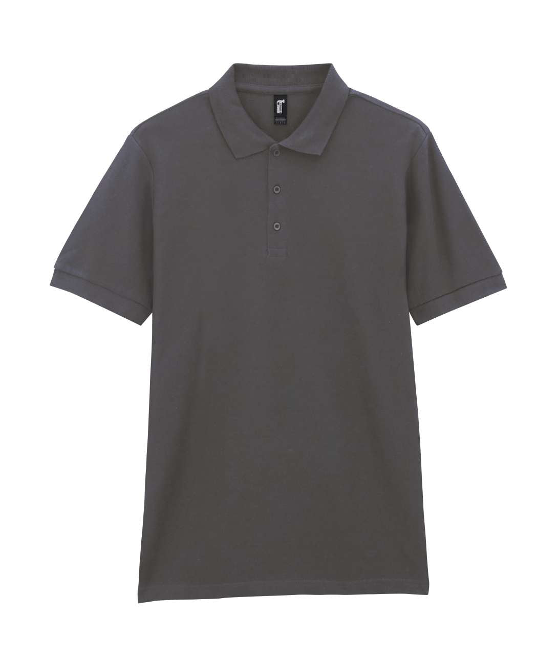 PREMIUM COTTON ® ADULT DOUBLE PIQUÉ POLO - Charcoal - Main