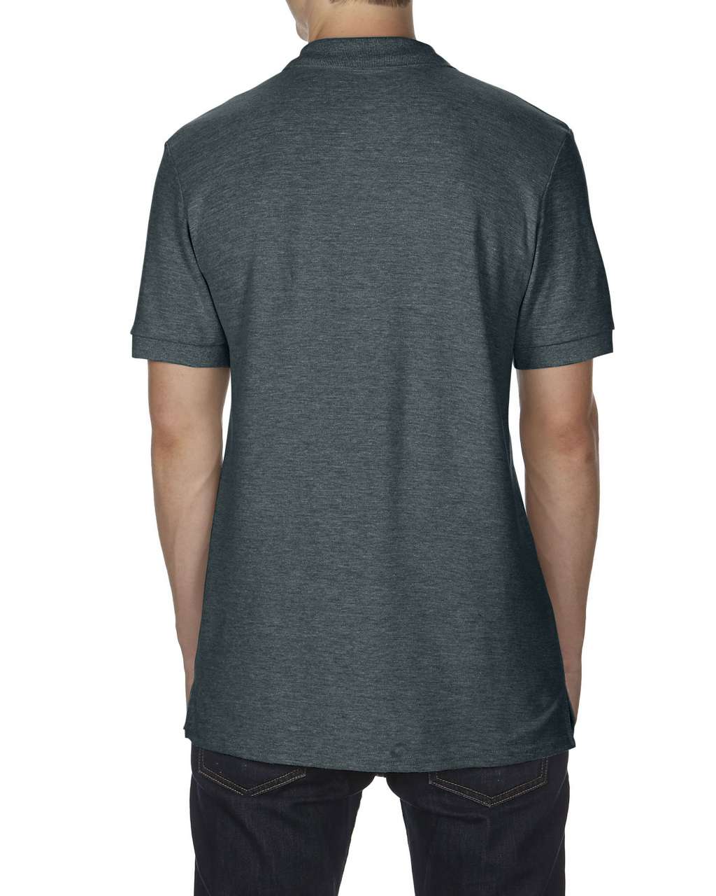 PREMIUM COTTON ® ADULT DOUBLE PIQUÉ POLO - Dark Heather - Additional