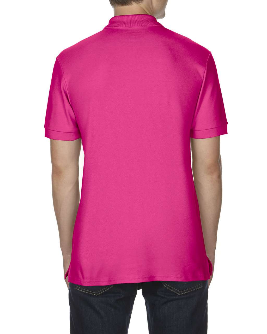 PREMIUM COTTON ® ADULT DOUBLE PIQUÉ POLO - Heliconia - Additional