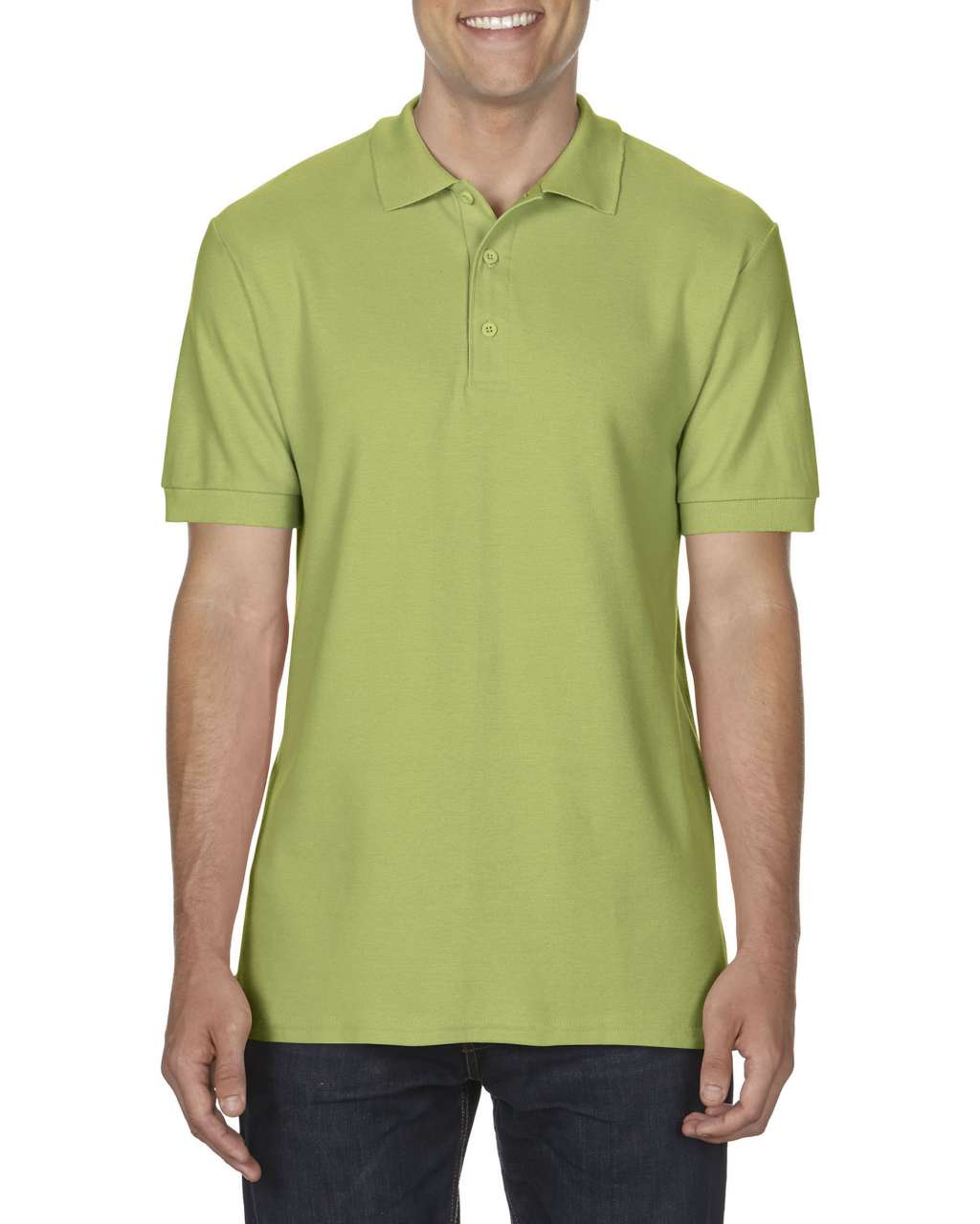 PREMIUM COTTON ® ADULT DOUBLE PIQUÉ POLO - Kiwi - Main