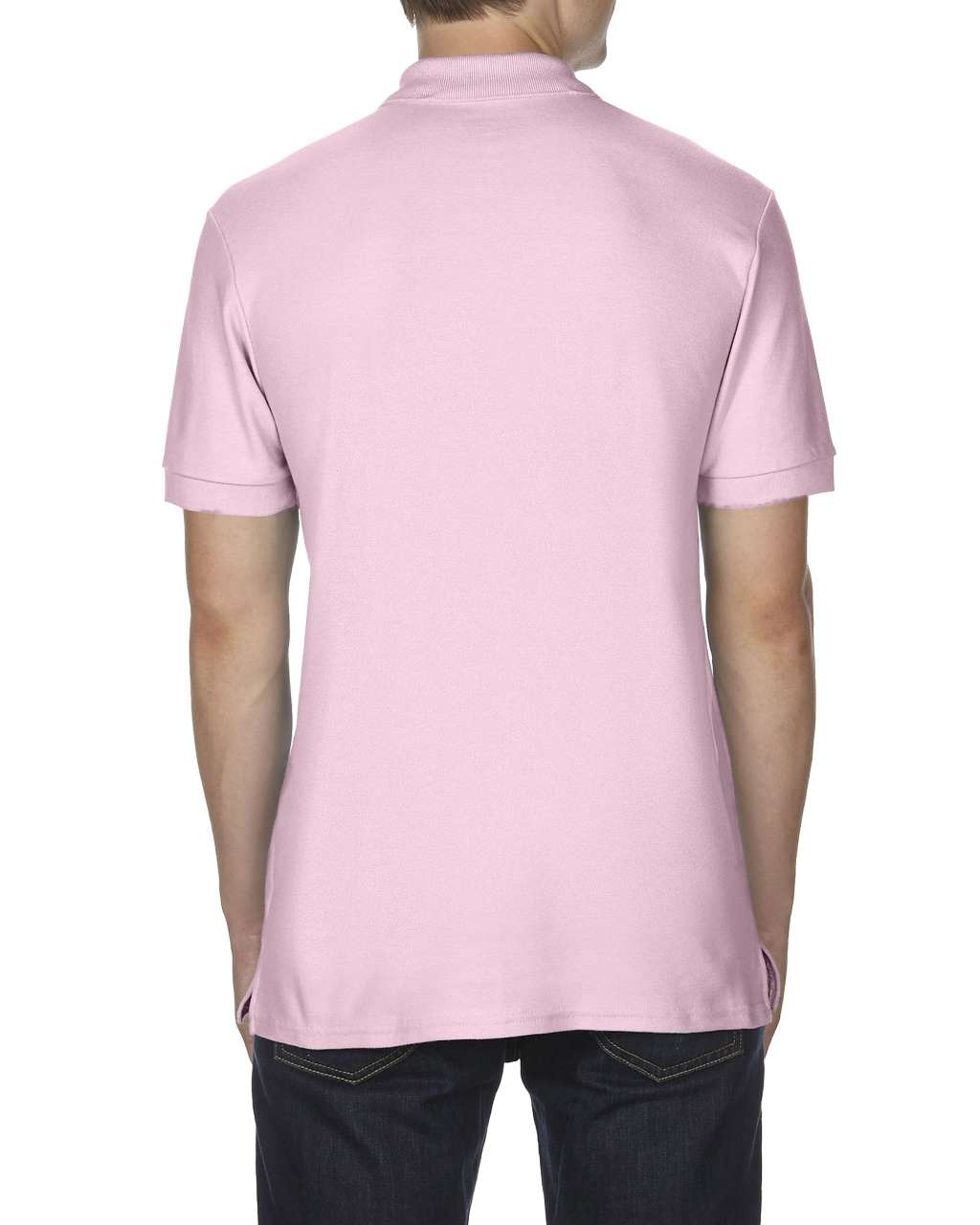 PREMIUM COTTON ® ADULT DOUBLE PIQUÉ POLO - Light Pink - Additional