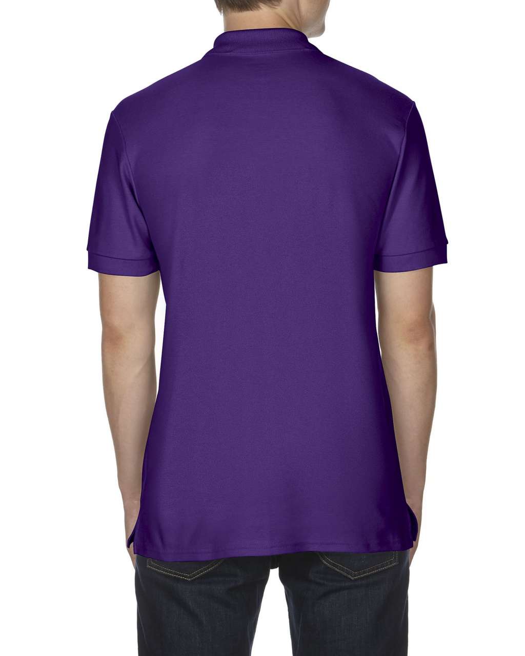 PREMIUM COTTON ® ADULT DOUBLE PIQUÉ POLO - Purple - Additional