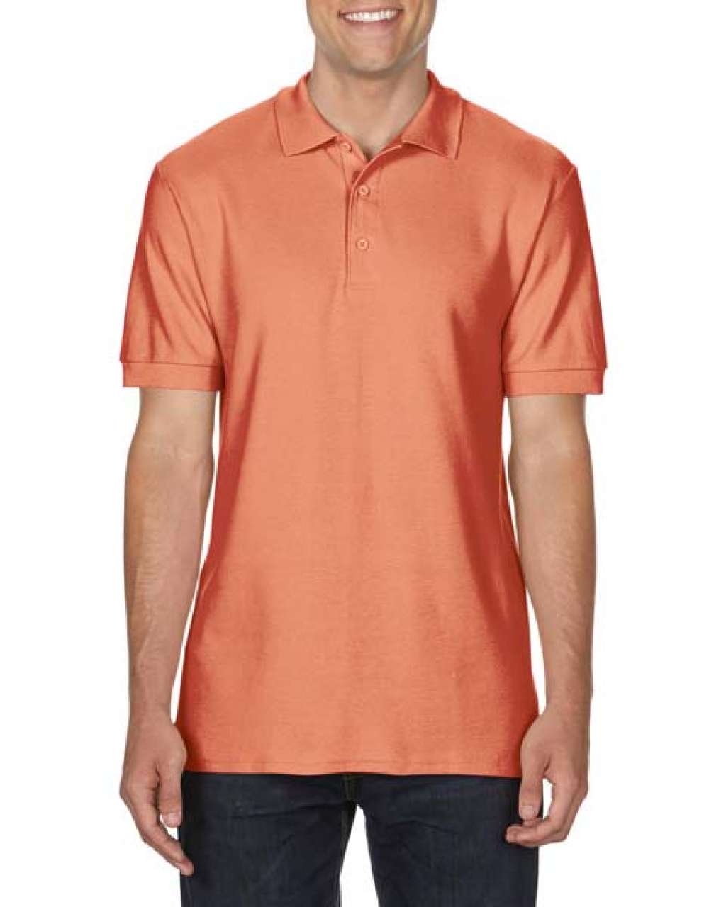 PREMIUM COTTON ® ADULT DOUBLE PIQUÉ POLO - Terracotta - Main