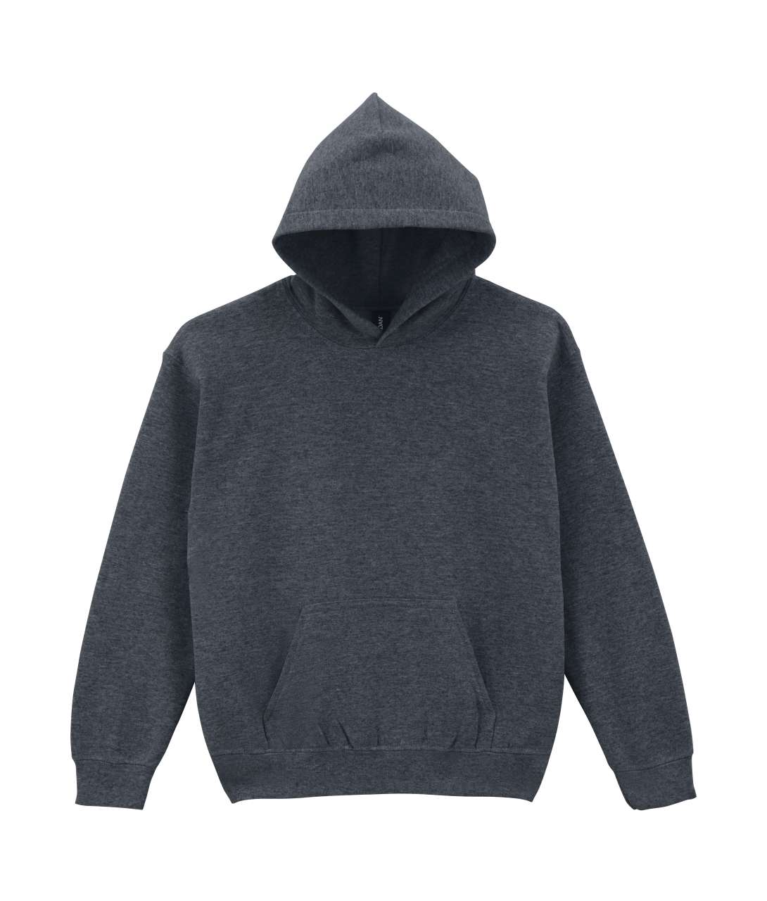 HEAVY BLEND™ YOUTH HOODED SWEATSHIRT - Dark Heather - Main