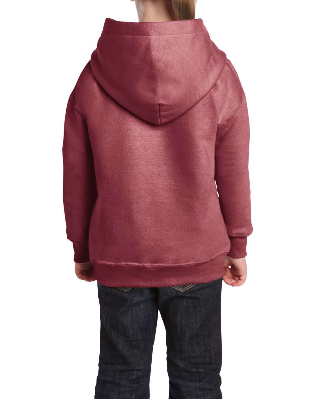 HEAVY BLEND™ YOUTH HOODED SWEATSHIRT - Heather Sport Dark Maroon - Additional
