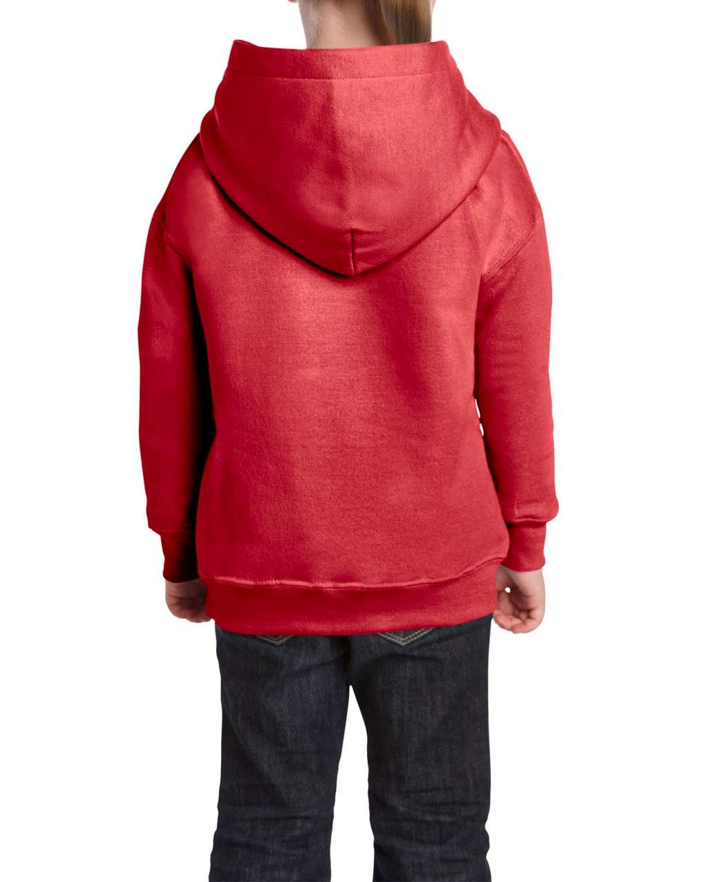 HEAVY BLEND™ YOUTH HOODED SWEATSHIRT - Heather Sport Scarlet Red - Additional