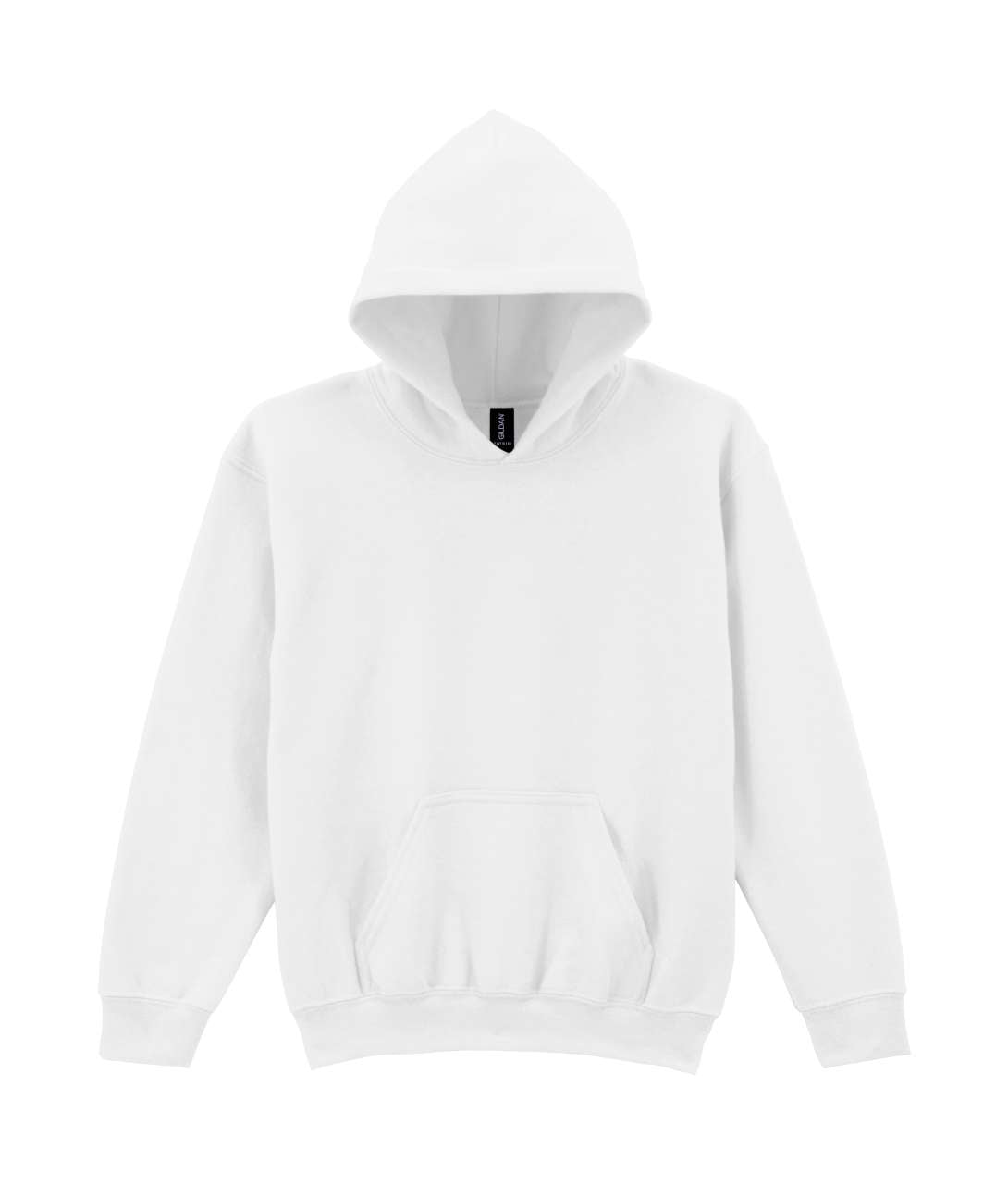 HEAVY BLEND™ YOUTH HOODED SWEATSHIRT - White - Main