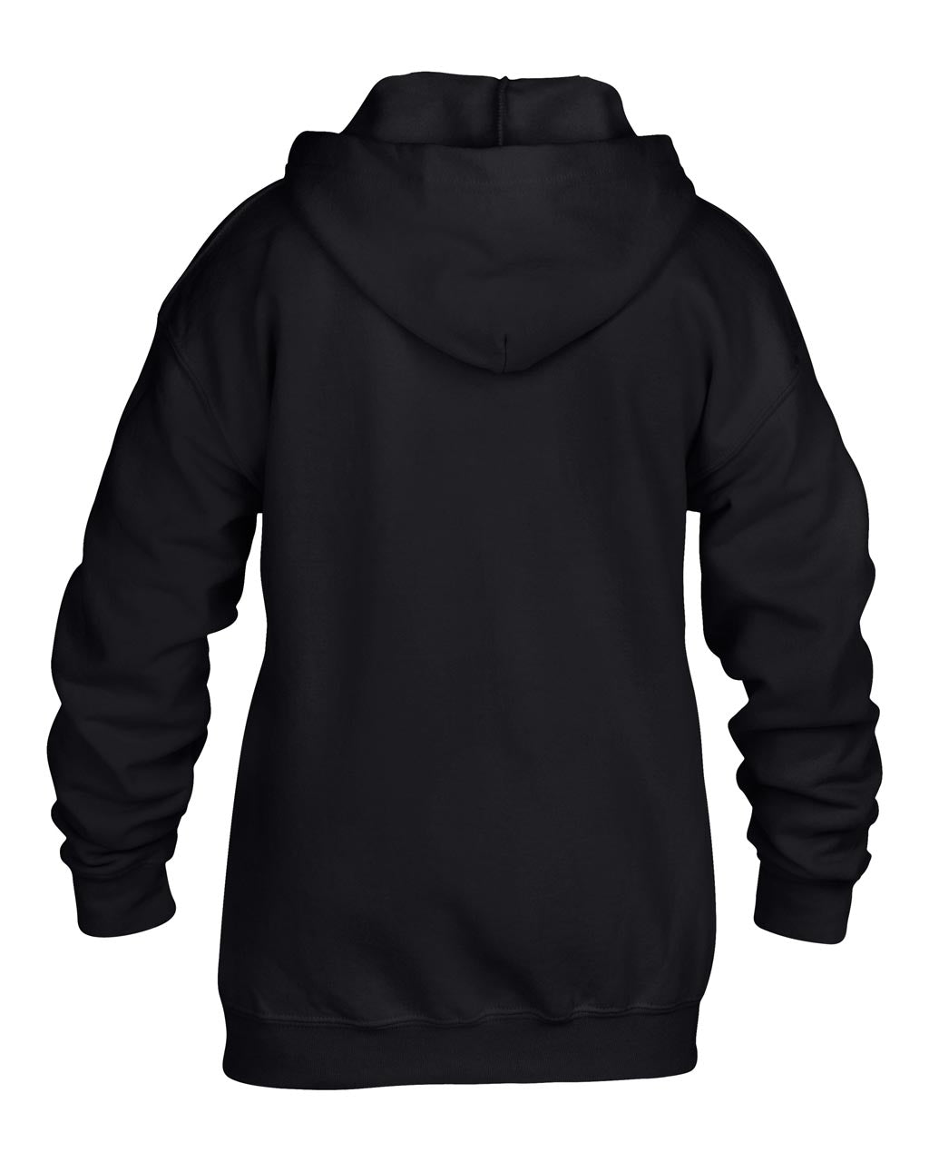 HEAVY BLEND™ YOUTH FULL ZIP HOODED SWEATSHIRT - Black - Additional