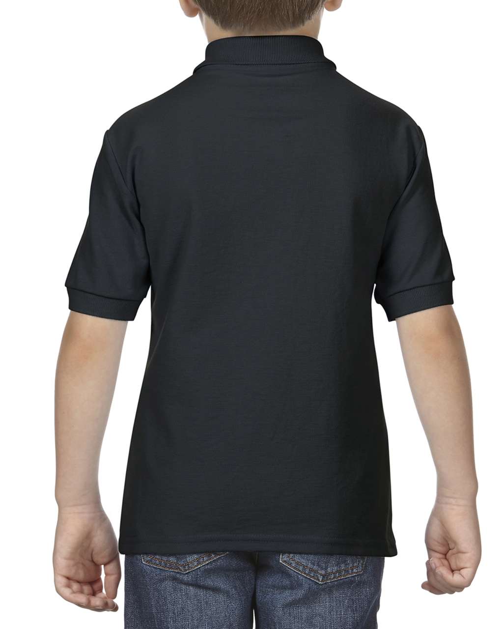 DRYBLEND ® YOUTH DOUBLE PIQUÉ POLO SHIRT - Black - Additional