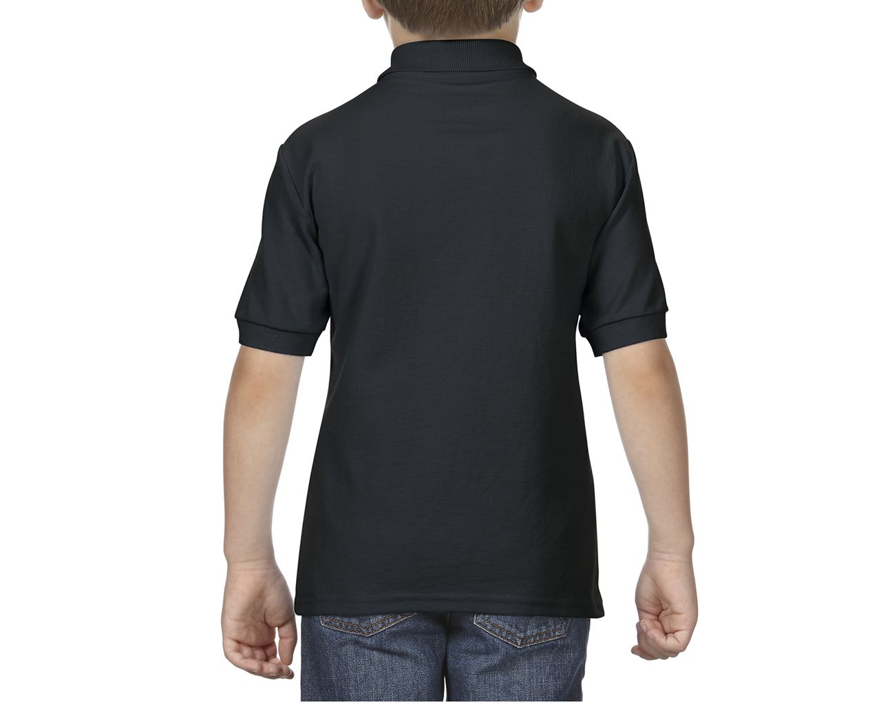 DRYBLEND ® YOUTH DOUBLE PIQUÉ POLO SHIRT - Black - Additional