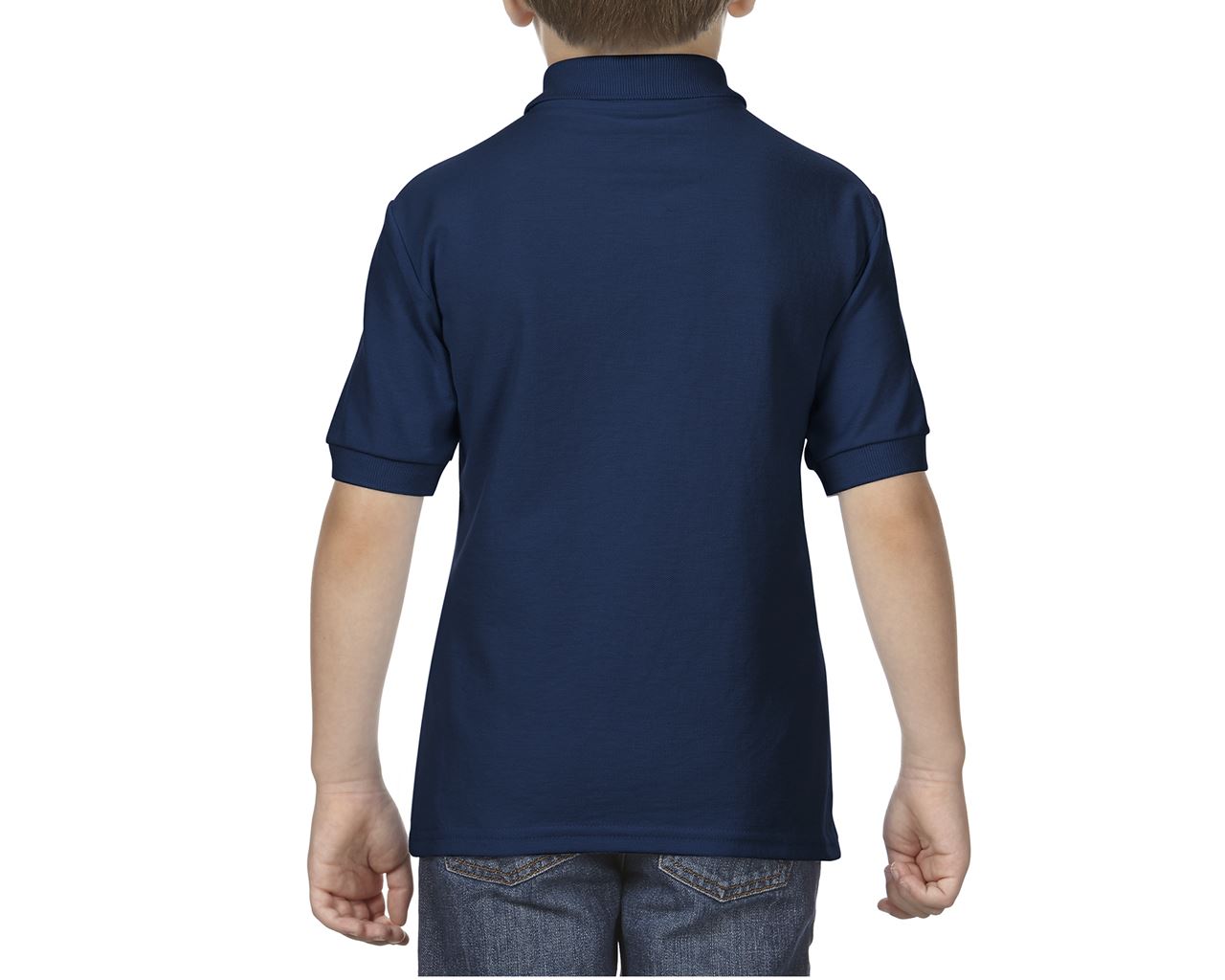 DRYBLEND ® YOUTH DOUBLE PIQUÉ POLO SHIRT - Navy - Additional