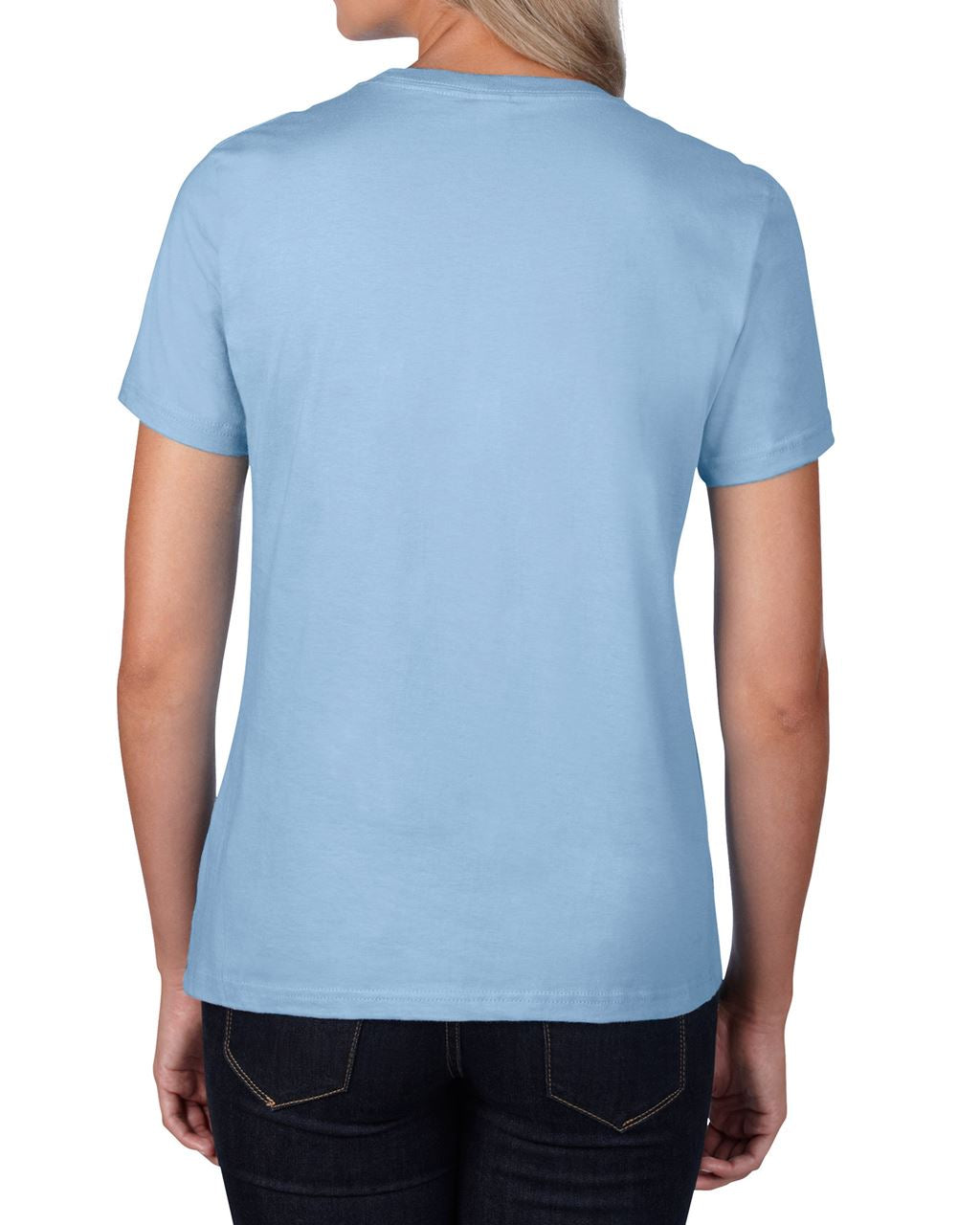 PREMIUM COTTON ® LADIES' T-SHIRT - Light Blue - Additional