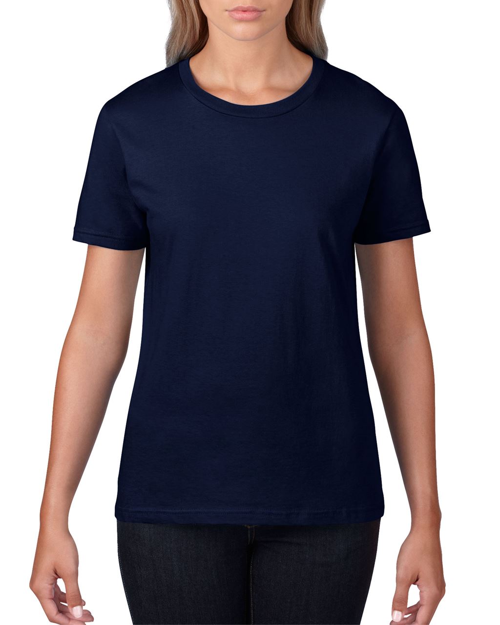 PREMIUM COTTON ® LADIES' T-SHIRT - Navy - Main