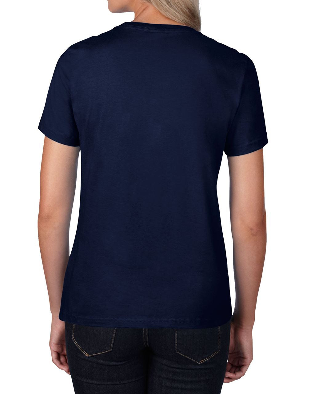 PREMIUM COTTON ® LADIES' T-SHIRT - Navy - Additional
