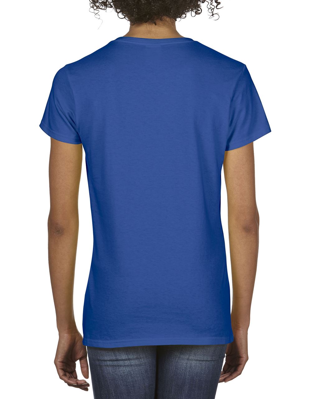 PREMIUM COTTON ® LADIES' V-NECK T-SHIRT - Royal - Additional